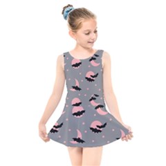 Bat Kids  Skater Dress Swimsuit by SychEva