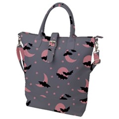 Bat Buckle Top Tote Bag