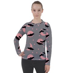 Bat Women s Pique Long Sleeve Tee