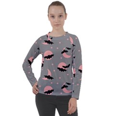 Bat Women s Long Sleeve Raglan Tee