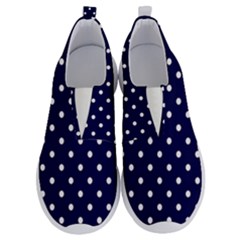 1950 Navy Blue White Dots No Lace Lightweight Shoes by SomethingForEveryone