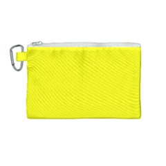 Yellow Canvas Cosmetic Bag (medium)