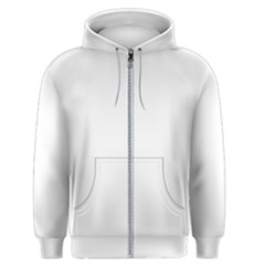 White Men s Zipper Hoodie by SomethingForEveryone