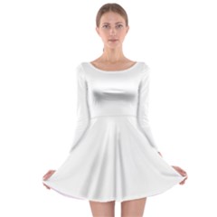 White Long Sleeve Skater Dress by SomethingForEveryone