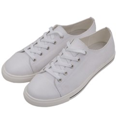 White Women s Low Top Canvas Sneakers by SomethingForEveryone