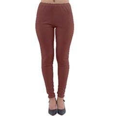 Burnt Sienna Lightweight Velour Leggings by kiernankallan