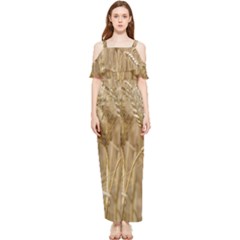 Wheat-field Draped Sleeveless Chiffon Jumpsuit by SomethingForEveryone