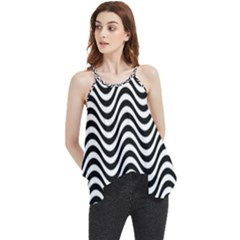 Waves Flowy Camisole Tank Top