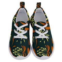 Folk Flowers Pattern Floral Surface Running Shoes by Eskimos