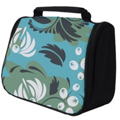 Folk Flowers Pattern Floral Surface Full Print Travel Pouch (big) by Eskimos