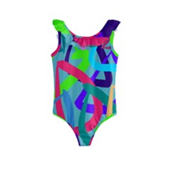 Colors Kids  Frill Swimsuit by kiernankallan