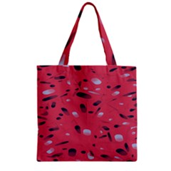 Licorice Zipper Grocery Tote Bag by kiernankallan