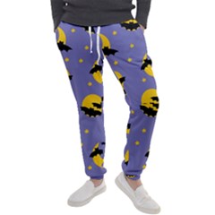 Bats With Yellow Moon Men s Jogger Sweatpants by SychEva