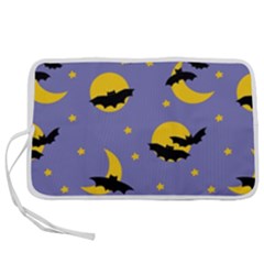 Bats With Yellow Moon Pen Storage Case (m) by SychEva