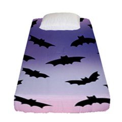 The Bats Fitted Sheet (single Size) by SychEva