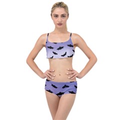 The Bats Layered Top Bikini Set by SychEva