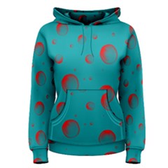 Red Drops Women s Pullover Hoodie by SychEva