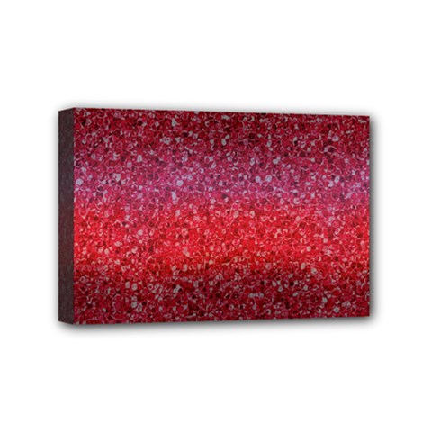 Red Sequins Mini Canvas 6  X 4  (stretched) by SychEva