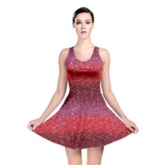 Red Sequins Reversible Skater Dress by SychEva