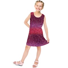 Red Sequins Kids  Tunic Dress by SychEva