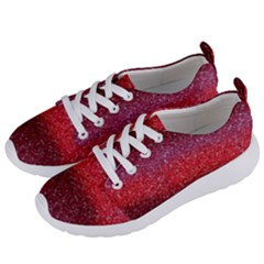 Red Sequins Women s Lightweight Sports Shoes by SychEva