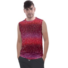 Red Sequins Men s Regular Tank Top by SychEva