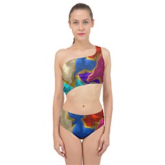 Shimmer Spliced Up Two Piece Swimsuit by kiernankallan