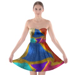 Shimmer 2 Strapless Bra Top Dress by kiernankallan