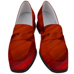 Crimson Women s Chunky Heel Loafers by kiernankallan