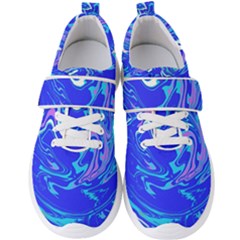  Blue Blue Sea Men s Velcro Strap Shoes by kiernankallan