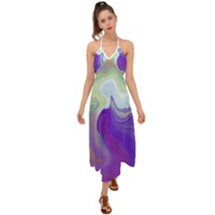 Good Vibrations Halter Tie Back Dress 