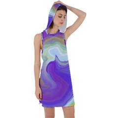 Good Vibrations Racer Back Hoodie Dress by kiernankallan