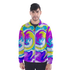 Psychedelic  Men s Windbreaker by kiernankallan