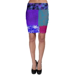 Patches Bodycon Skirt