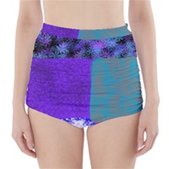 Patches High-Waisted Bikini Bottoms