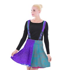 Patches Suspender Skater Skirt