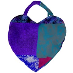 Patches Giant Heart Shaped Tote