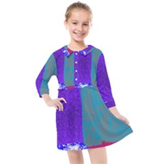 Patches Kids  Quarter Sleeve Shirt Dress