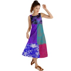 Patches Summer Maxi Dress