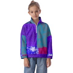 Patches Kids  Half Zip Hoodie