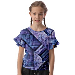 Different Volumes Kids  Cut Out Flutter Sleeves by MRNStudios