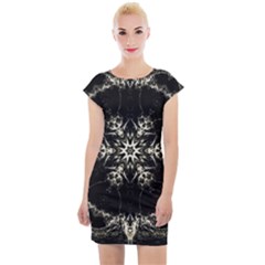 Bnw Mandala Cap Sleeve Bodycon Dress by MRNStudios