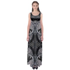 Lunar Phases Empire Waist Maxi Dress by MRNStudios