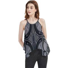 Lunar Phases Flowy Camisole Tank Top by MRNStudios