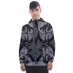 Lunar Phases Men s Front Pocket Pullover Windbreaker by MRNStudios