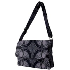 Lunar Phases Full Print Messenger Bag (l) by MRNStudios