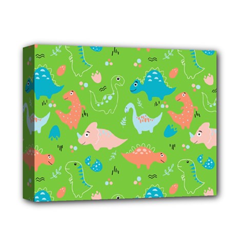 Funny Dinosaur Deluxe Canvas 14  X 11  (stretched) by SychEva