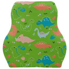 Funny Dinosaur Car Seat Velour Cushion  by SychEva