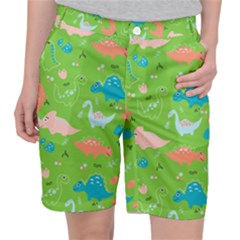 Funny Dinosaur Pocket Shorts by SychEva