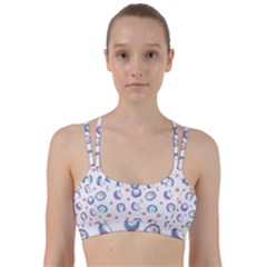 Cute And Funny Purple Hedgehogs On A White Background Line Them Up Sports Bra